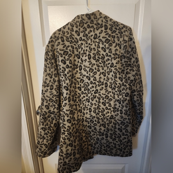 Lucy Avenue Leopard Print Coat - Picture 2 of 3